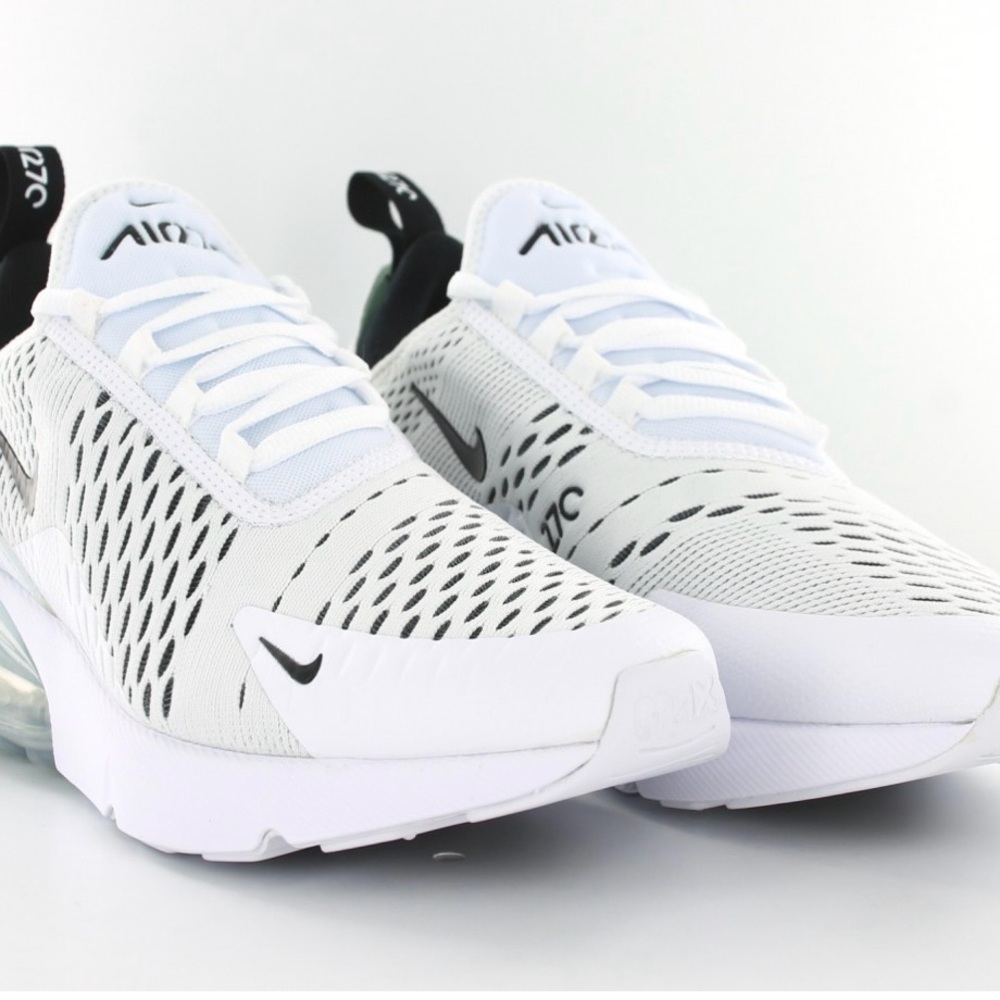 Nike Air Max 270 White and Black Sneakers